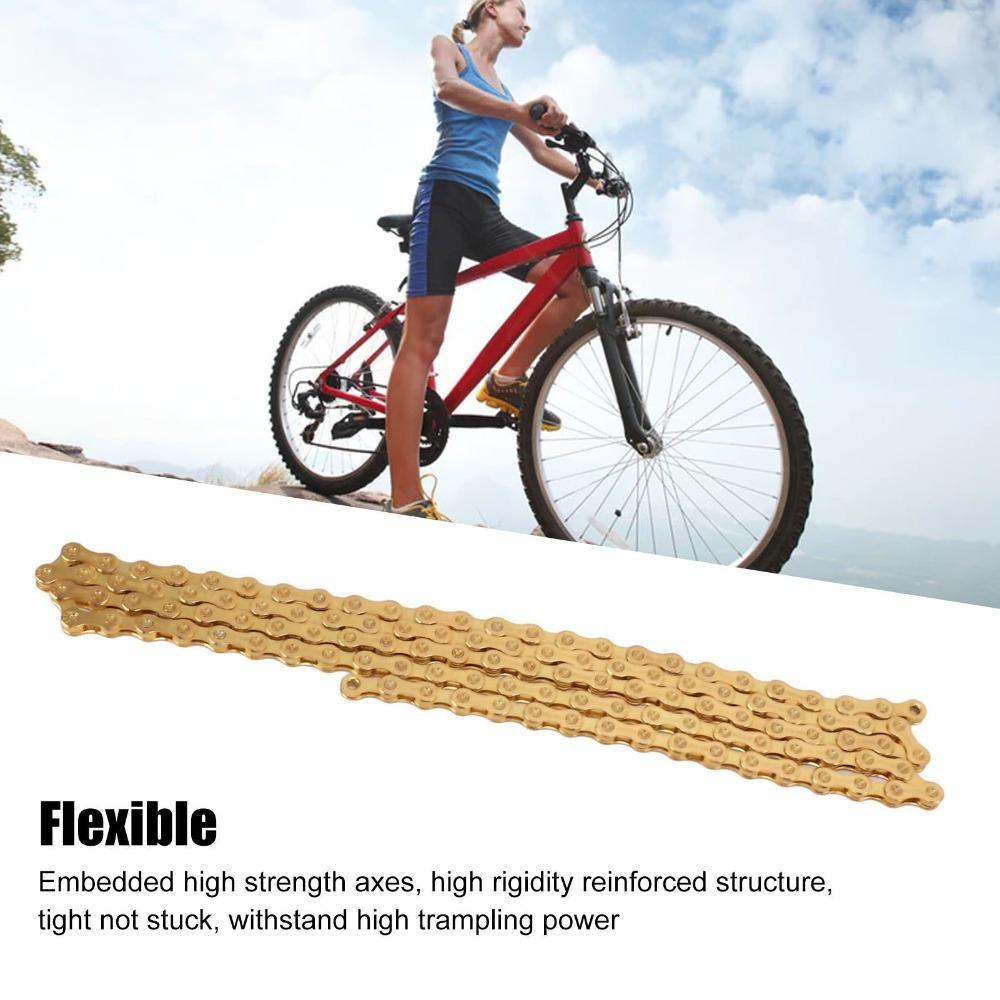 116 Links Bike Chain 10 Speed Replacement Chain Durable Mountain Bike Chain  Drivetrain Repair