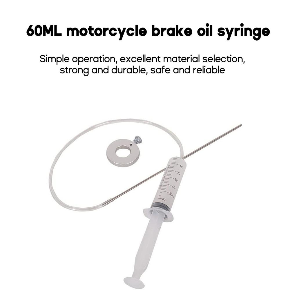 60ml Universal Fork Oil Level Gauge Suspension Level Tuning Syringe Shock Adjustment Motorcycle Tool Durable Accessories