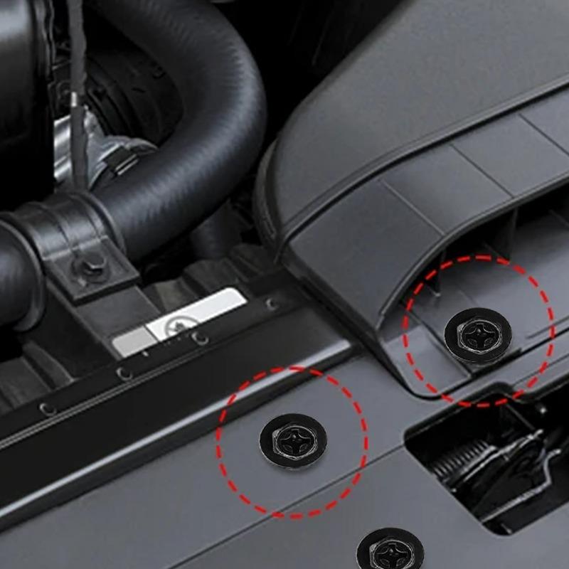Metal Screw Tapping Fastener U-Type Clip with Screw 90467-05114 for Toyota Camry RAV4 IS300 Bumper Fender Nylon Clip U Nut