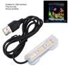 USB Aquarium Light Multicolor Plastic Fish Tank LED Light Submersible Underwater LED Aquarium LED Light Fish Tank
