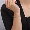 Auspicious Cloud Zircon 16K Gold Vintage Bracelet - Simple, Elegant, Trendy Bangle for Women.