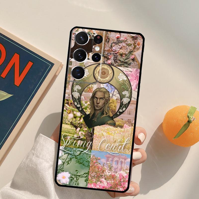 A Court of Mist and Fury Sarah J Maas Phone Case For Samsung Galaxy S26 S25 S20 S21 S22 S23 S24 Ultra S10 Plus S25 FE Back Cover