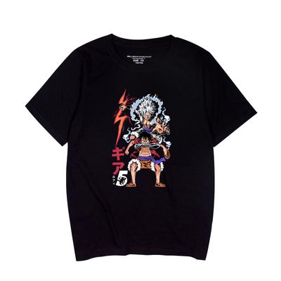 ONE PIECE Anime Tshirt Summer Short Sleeve Tee Shirt Cartoon T Shirt Fitness Tops