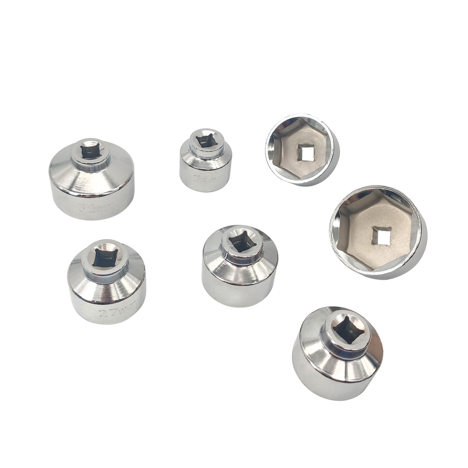 

7 Pieces 3 8 Oil Key Safe Tool Kit, 24 27 29 30 32 36 38 Mm to Provide Maximum and High Durability