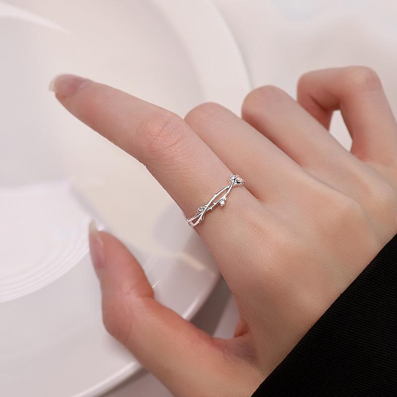 Artistic Open Branch Ring for Women - Niche Design, Versatile, Exquisite & Trendy Fashion Jewelry Adjustable