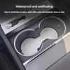 For Tesla Model Y Juniper/Model 3 Highland Central Control Water Cup Pad Silicone Drink Coaster Antiskid Cup Mat Accessories