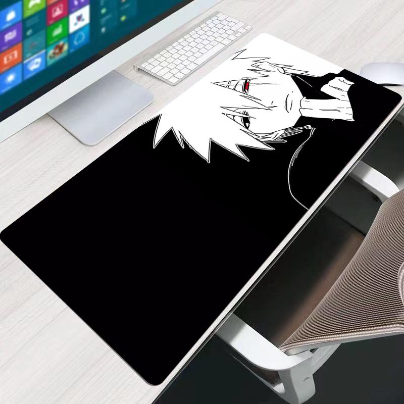 Anime Gaming Speed Mouse Pad Naruto Kakashi Hatake Gamer Cabinet Mouse Mat Keyboard Lock Edge Mousepad Computer Desk Mat
