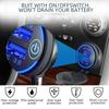 Quick Charge 3.0 Dual USB  Fast Car Charger Socket Accessories Waterproof 12V 24V QC3.0 Power Outlet with Touch Switch Led Light