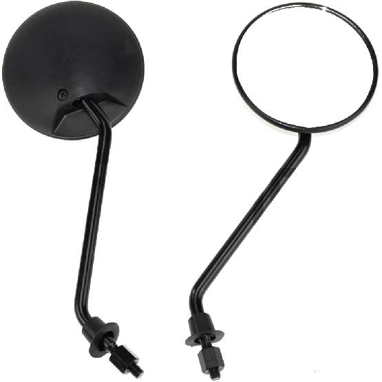 HIAORS 8mm Motorcycle GY6 Scooter Rearview Mirrors for 50cc Moped Tomos A35 Sprint Targa LX TT Colibr GY6 150cc 250cc 157QMJ 1P57QMJ Ruckus Kymco