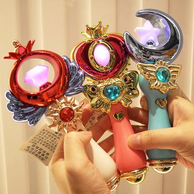 Caihezhi Electronic Music Wand Cartoon Flash Stick Party Concert Prop Kids Girl Toy Gift