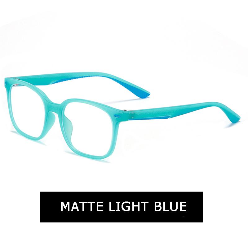

Maxjuli Молодежные очки для блокировки синего света для мальчиков и девочек, квадратные, с заклепками, гибкая резиновая оптическая оправа, очки, УФ 6604