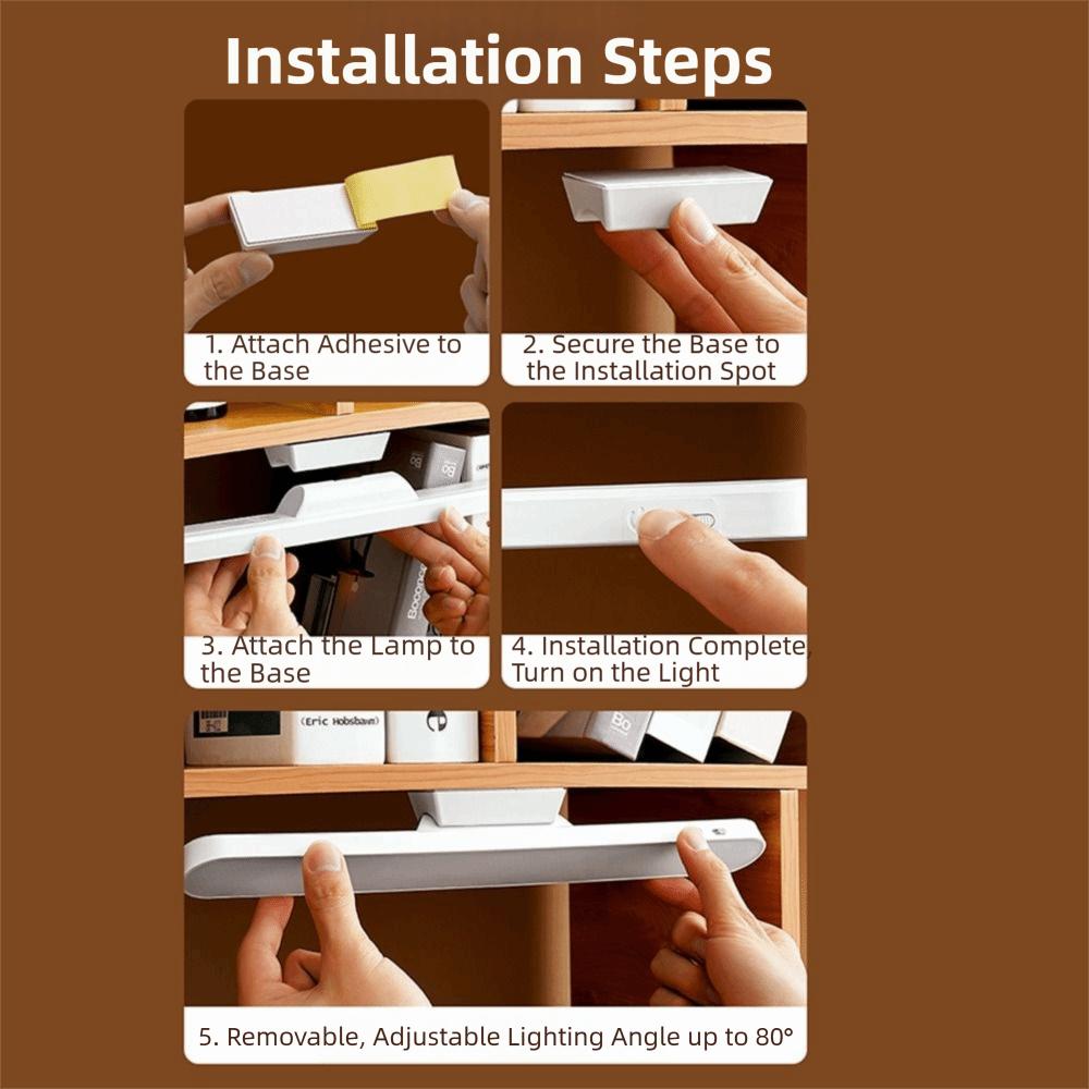 Remote Control Magnetic LED Lighting 3 Color Magnetic Adsorption Lamp  Reading Use