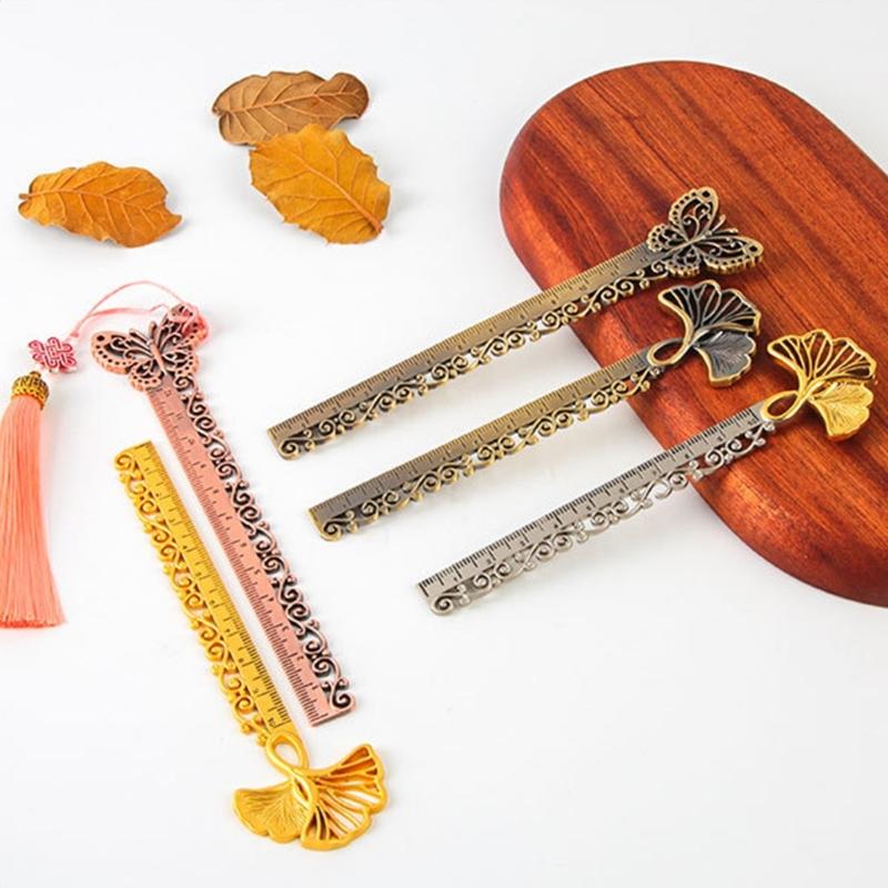 Bookmarks Ruler Vintage Bookmarks Hollow Bookmarks Metal Bookmarks Book Marker Card Garnishes Tool Portable Bookmarks