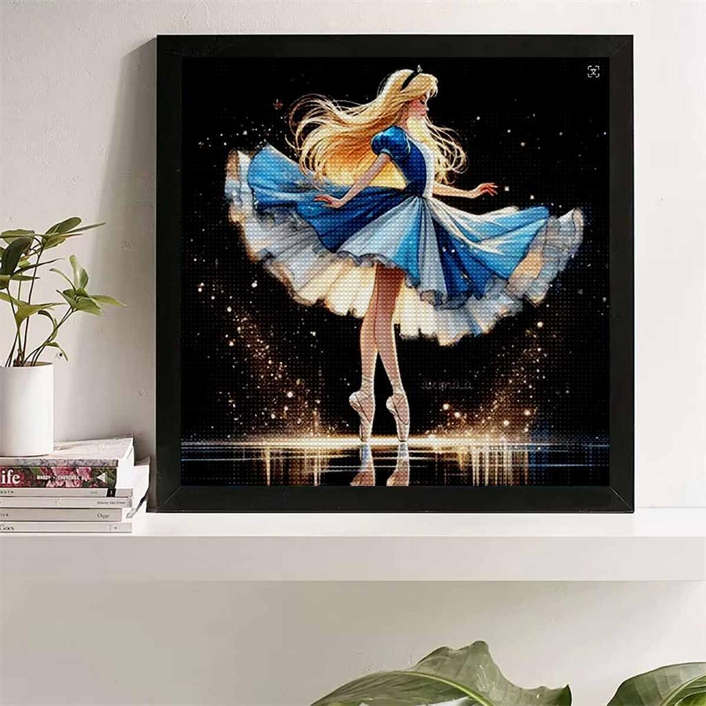 Disney 5D Diamond Painting Dancing Princesses Cross Stitch Mosaic Kit Home Decoration Wall Sticker DIY Handmade Gift