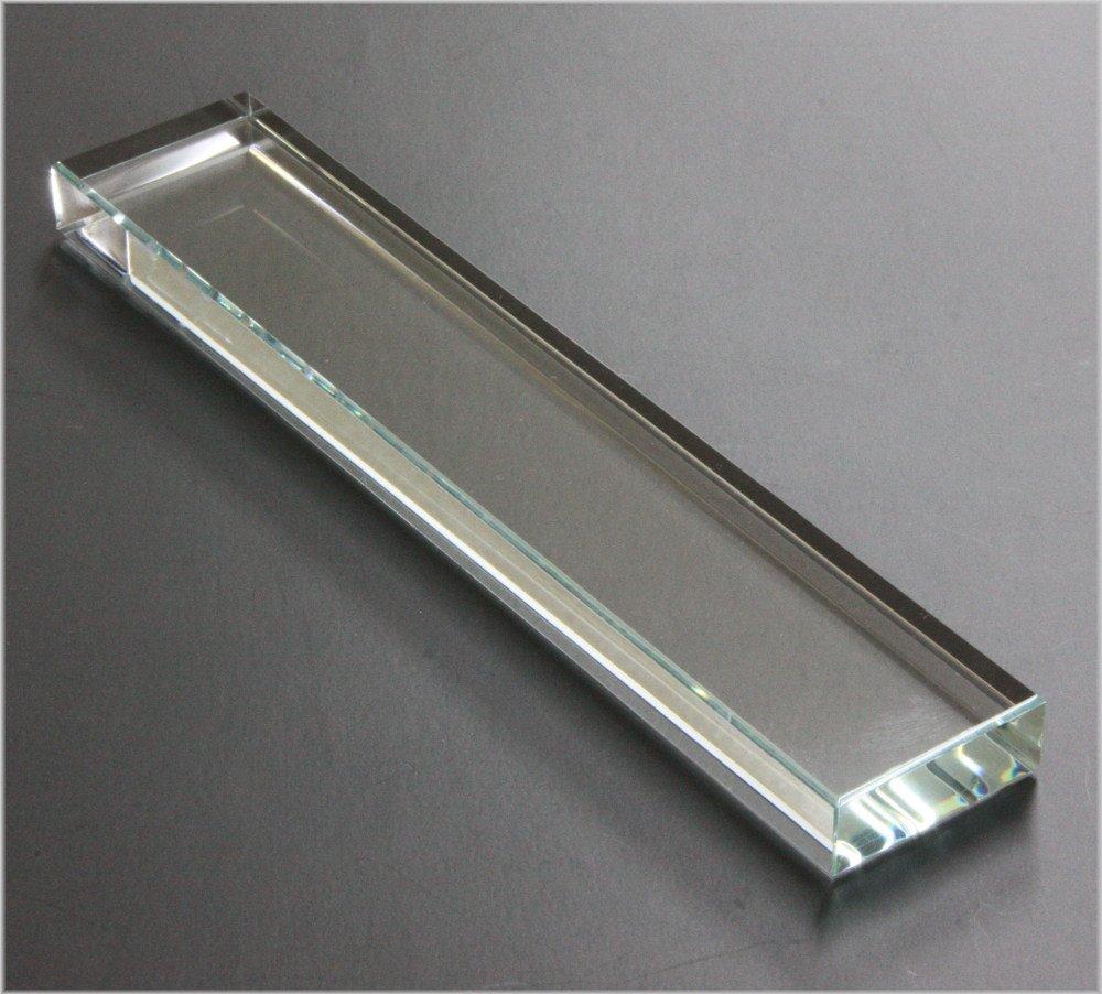 

Kobaido Crystal Paperweight, Square, 310g, 4 x 1.5 x 21cm