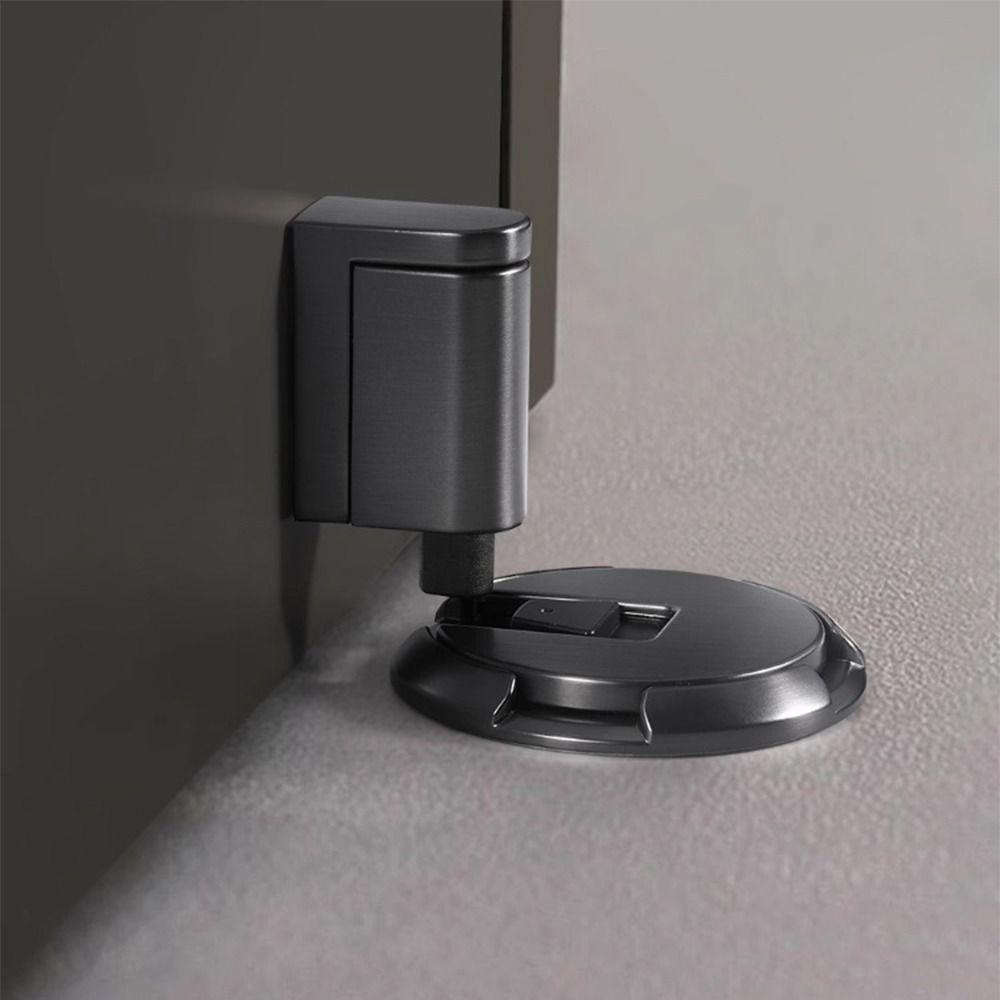 Non-punch Sticker Windproof Door Suction Heavy Duty Magnetic Door Stopper  Kid Protection