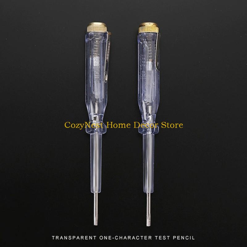 92MF Schlitzschraubendreher Elektrischer Prüfstift Tester AC 100-500V Stromtester