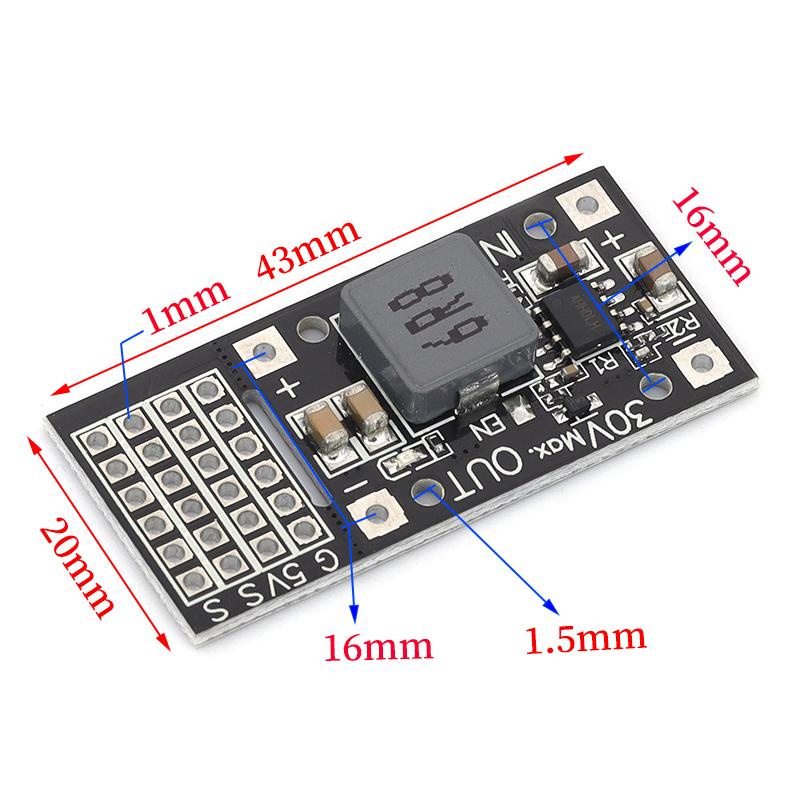 DC-DC MP2482 SY8205 5A Step-Down Module 7V-24V To 5V Servo Driver Power Board For Arduino