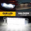 2Pcs Error Free LED License Number Plate Light Lamps for Opel Astra H J K Corsa Zafira Insignia Vectra Meriva Adam or Vauxhall
