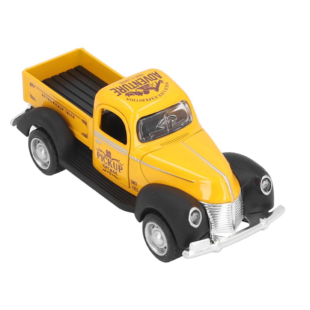 1:32 Scale Alloy Truck Model Toy Diecast Pull Back Ornament Vintage Car Replica Truck Toy for