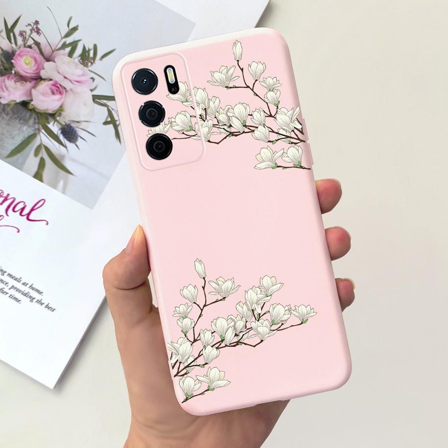 For OPPO A54S Case CPH2273 Phone Cover Popular Flower Cartoon Soft Silicone Funda For OPPO A16 A16S CPH2269 CPH2271 A 16S Bumper