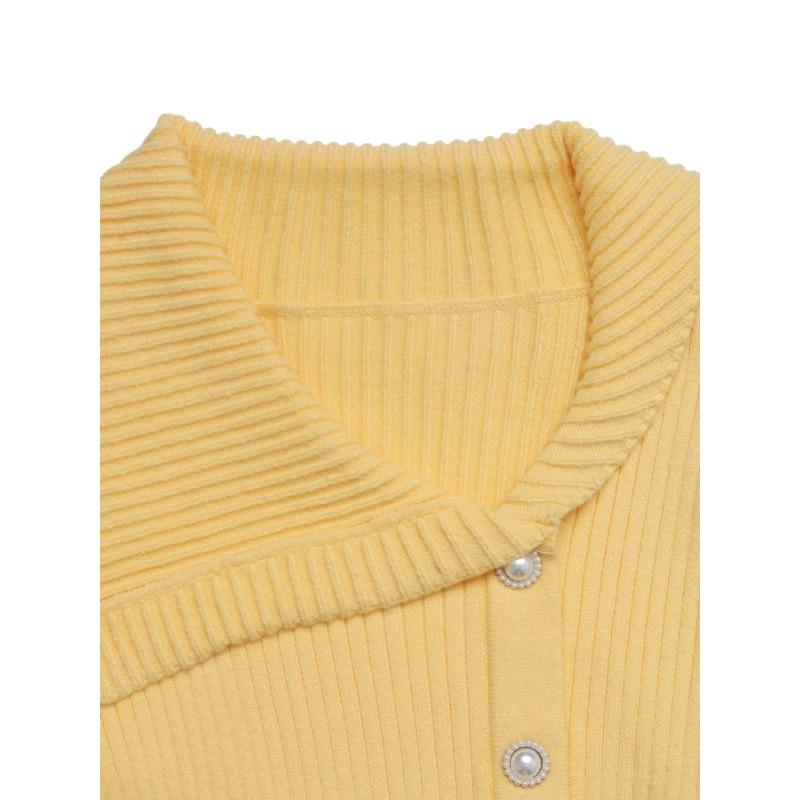 YYFS Damenmode, lässig, Herbst/Winter, einfarbig, bedruckt, langärmelig, V-Ausschnitt