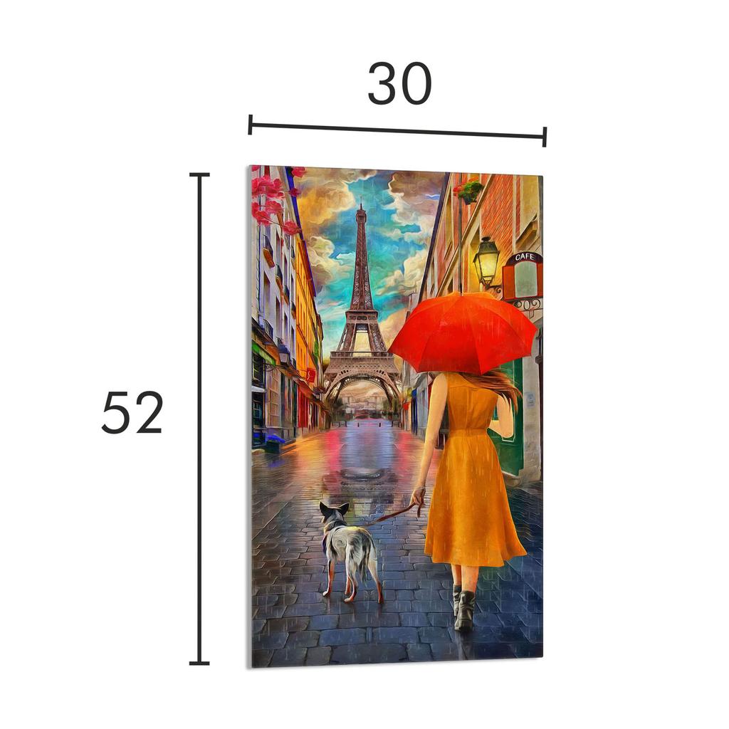 SZKLANA DESKA DO KROJENIA 30x52 Paryż