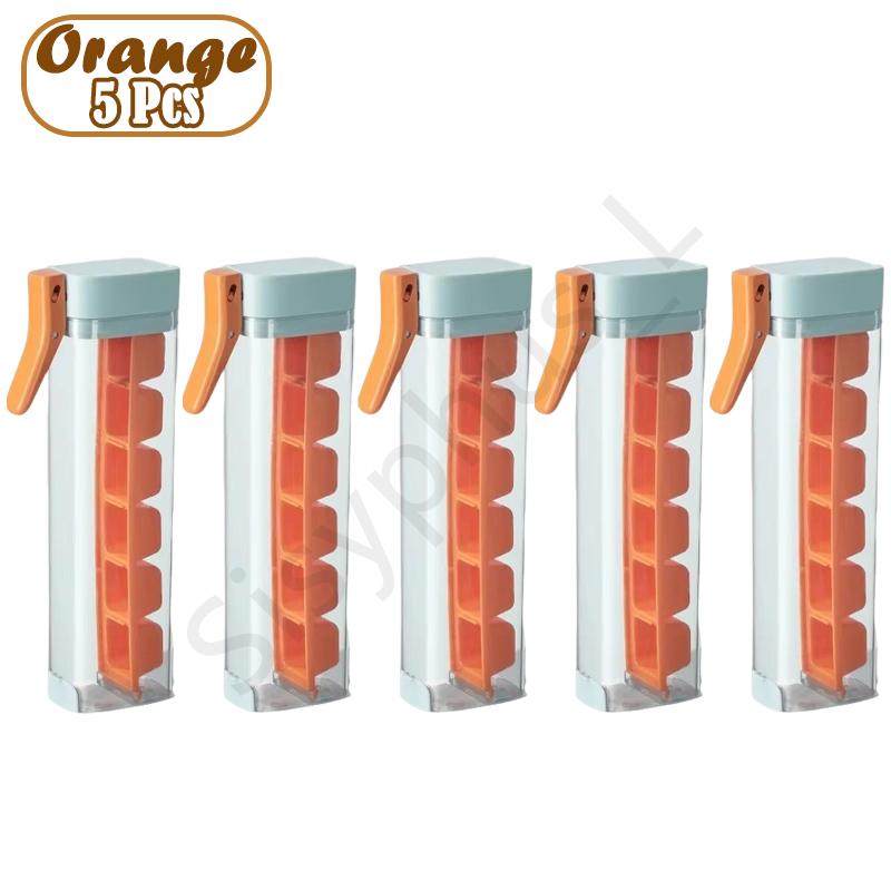 Press Type Ice Cube Tray Plastics Ice Cube Maker Easy to Demold Ice Tray Mold DIY Whiskey Cocktail Tools Kitchen Accessories