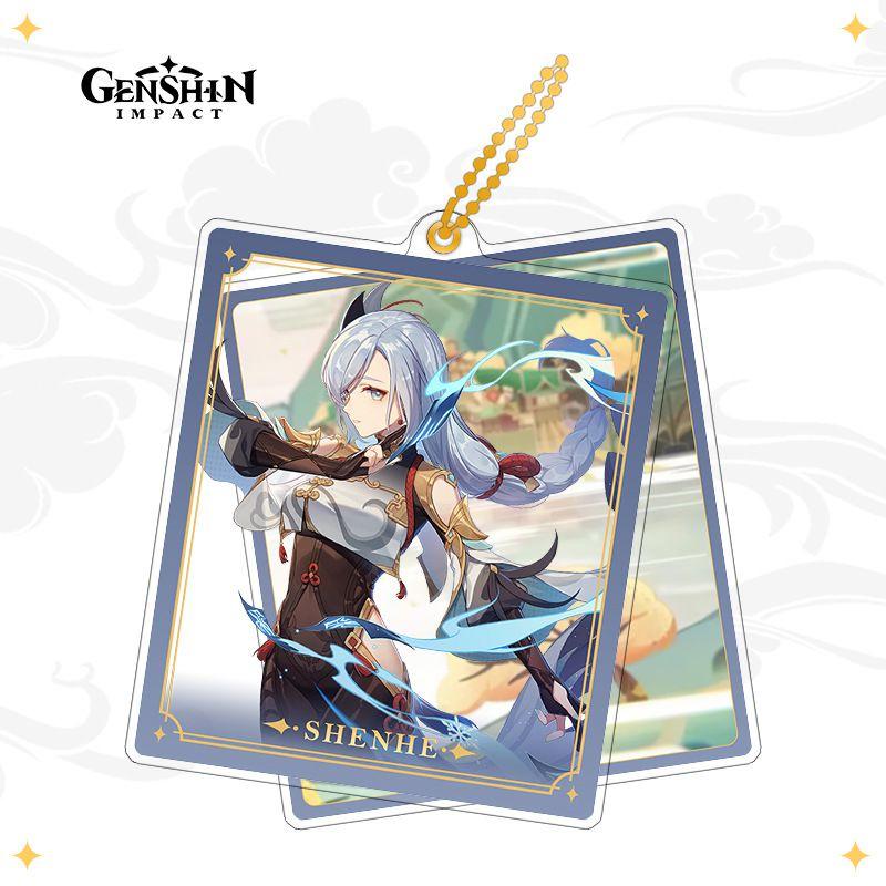 

Брелоки Impact Genshin Чжун Ли Гань Юй Акриловый Райдэн Сёгун Фигурка Подвеска Венти Shenhe