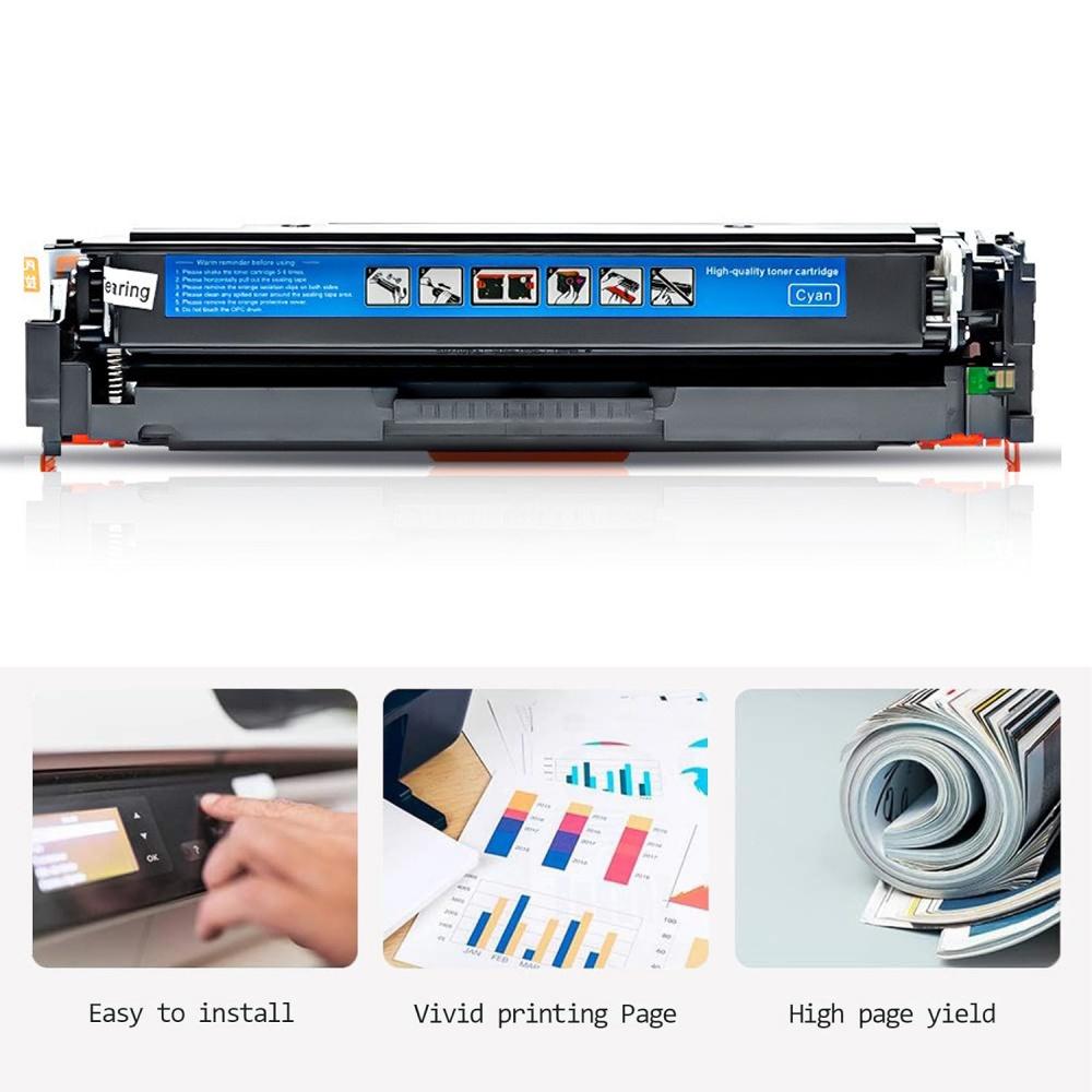 Cyan Toner Cartridges For HP207A W2211A Color Pro M255dw M255nw