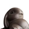 Figurine Bunny Statue Animal Sculpture Collectibles Tea Table Decor Ornament for Office Bedroom Home