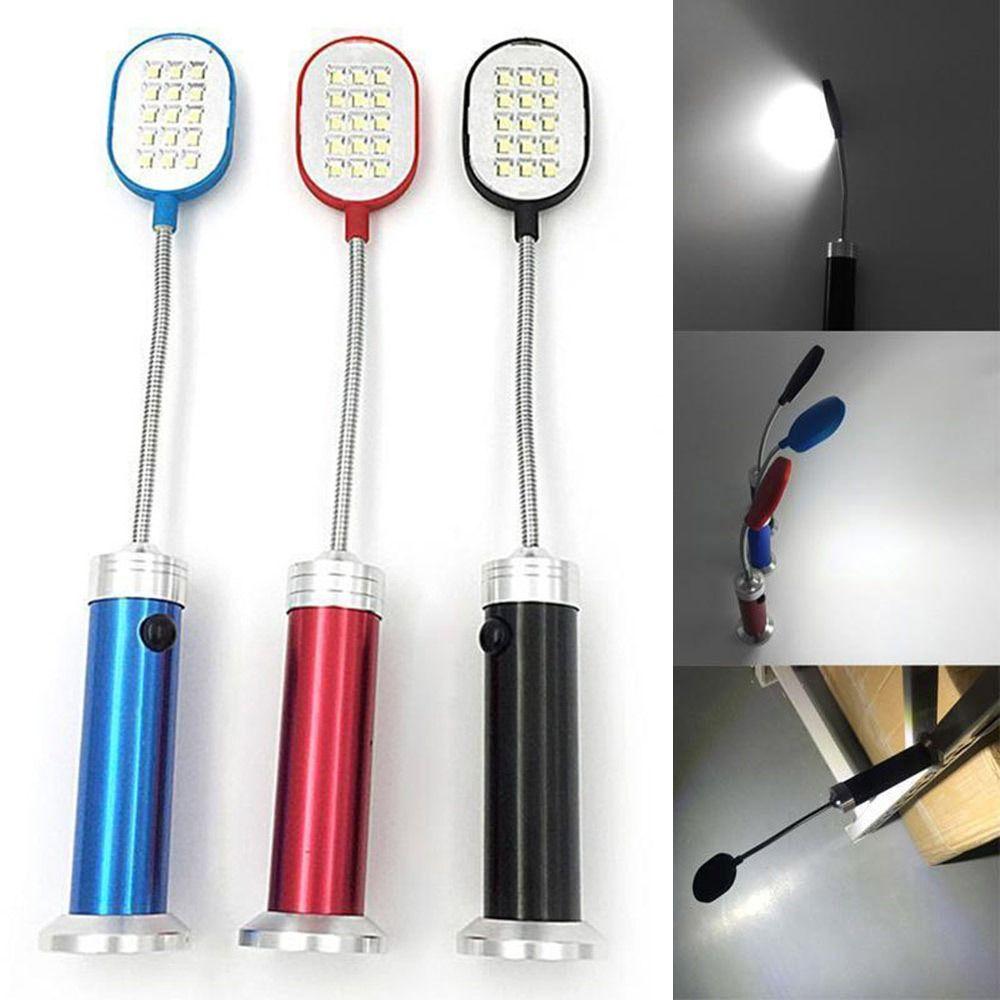 

Base Waterproof LED Strong Flashlight Study Flashlight Mini Book Light Computer Table Light червоний