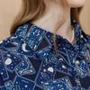 Maxza Tarot Print Twist Pintuck Shirt Dress Zd06qp600on