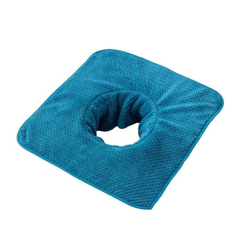 

1 шт., косметическое СПА-покрывало из кораллового флиса отличного качества, мягкое, с отверстием для губ, удобное, утолщенное, 35*35 см, массажное 35*35cm синий