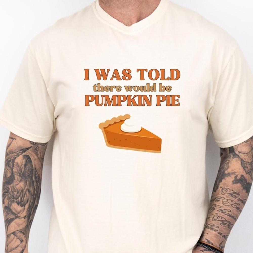 Funny Vintage Autumn Festival Thanksgiving TShirt Pumpkin Pie Graphic T Shirts Woman Man Casual Family Dinner Party Shortsleev