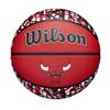 Wilson Basketball NBA TEAM GRAFFITI CHI BULLS WZ4024505XB7 Outdoor Size 7 / Diameter Approx. 24.5cm