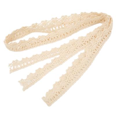 Lace Ribbon DIY Cotton White Net 1.4cm Width 20 Yards Exquisite Lace Trim for Curtain Clothes