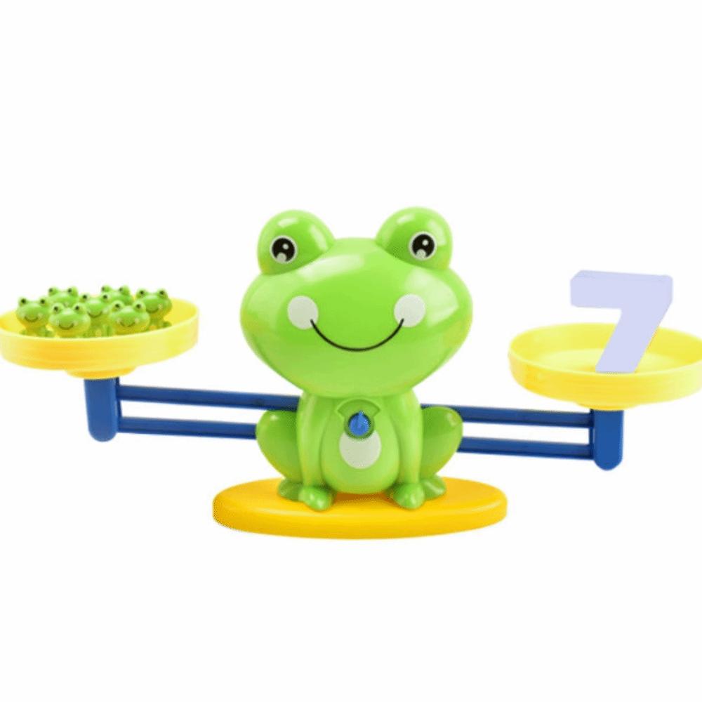 

A Set Addition Subtraction Hands Full Game Digital Math Game Enlightenment Frog Balance Toy Gift зелёный