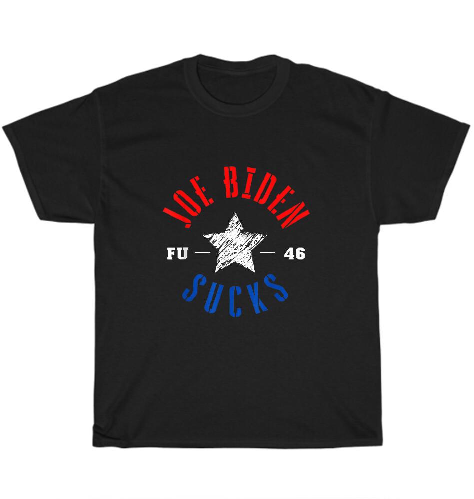 

NEW Joe Biden Sucks Anti Biden President Political T-Shirt Unisex Funny Tee Gift L