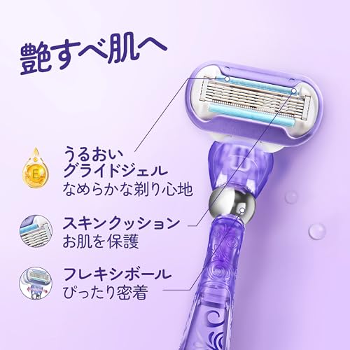 Venus Razor for Women, for Smooth Skin, 6 Replacement Blades, Swirl
