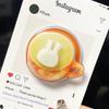Kawaii Miffy Magnetic Stand Cute Cartoon Miffy Rabbit Spin MagSafe Magnetic Adhesive Stand for Mobile Phones