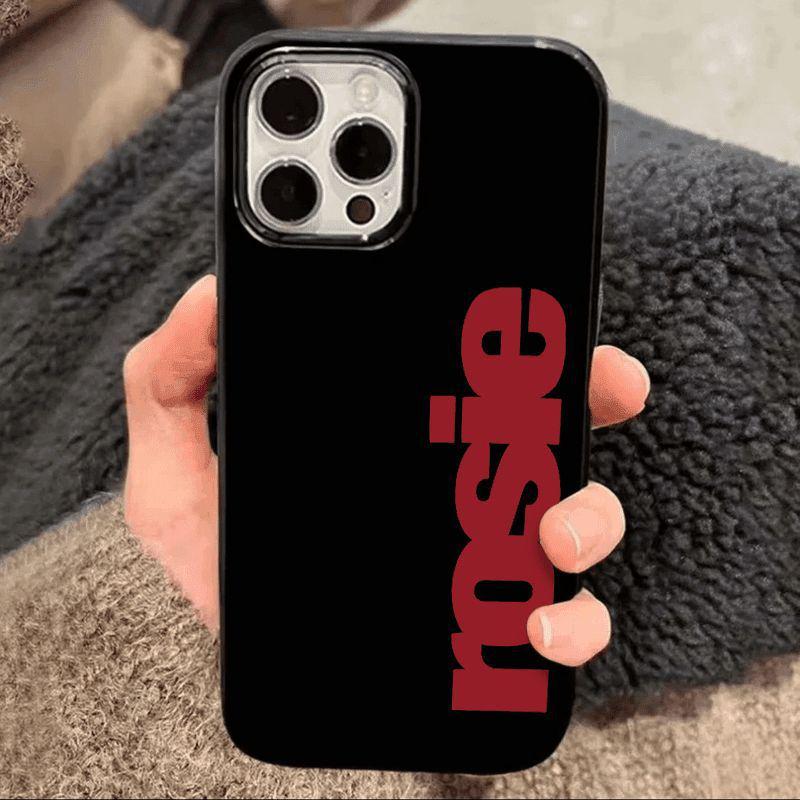 Creative Red iPhone 17 Pro Case - Soft, Simple Design for iPhone 16 Pro/15/14/13