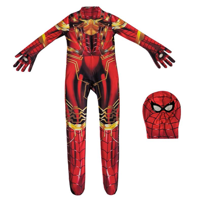 New Spiderman Cosplay Fantasy Costumes Jumpsuit for Boys Girls Miles Morales Superhero Halloween Carnival Zentai Bodysuit