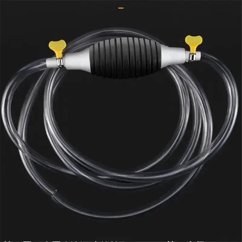 Manual Fuel Pump High Flow Car Motorcycle Hand Siphon Water Fish Tank Oil Gasoline Petrol Diesel Liquid Transfer Tool