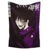 Jujutsu Kaisen Megumi Fushiguro Tapiserie, Plochý tisk postavy z anime na zavěšení na zeď, Dekorace do ložnice, Herního pokoje, Koleje, Ideální dárek