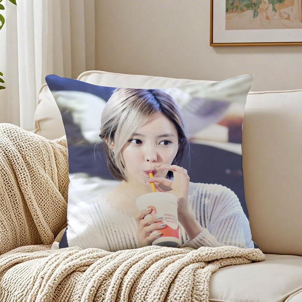 Singer Chic HHyomin Cushion Cover Pillowcase Antidustmite Living Room Sofa Decor Cushion Room