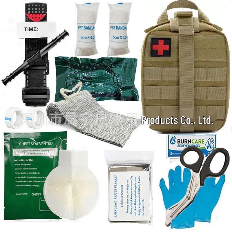 

Outdoor Tactical Hemostatic Bandage & Trauma First Aid Survival Kit