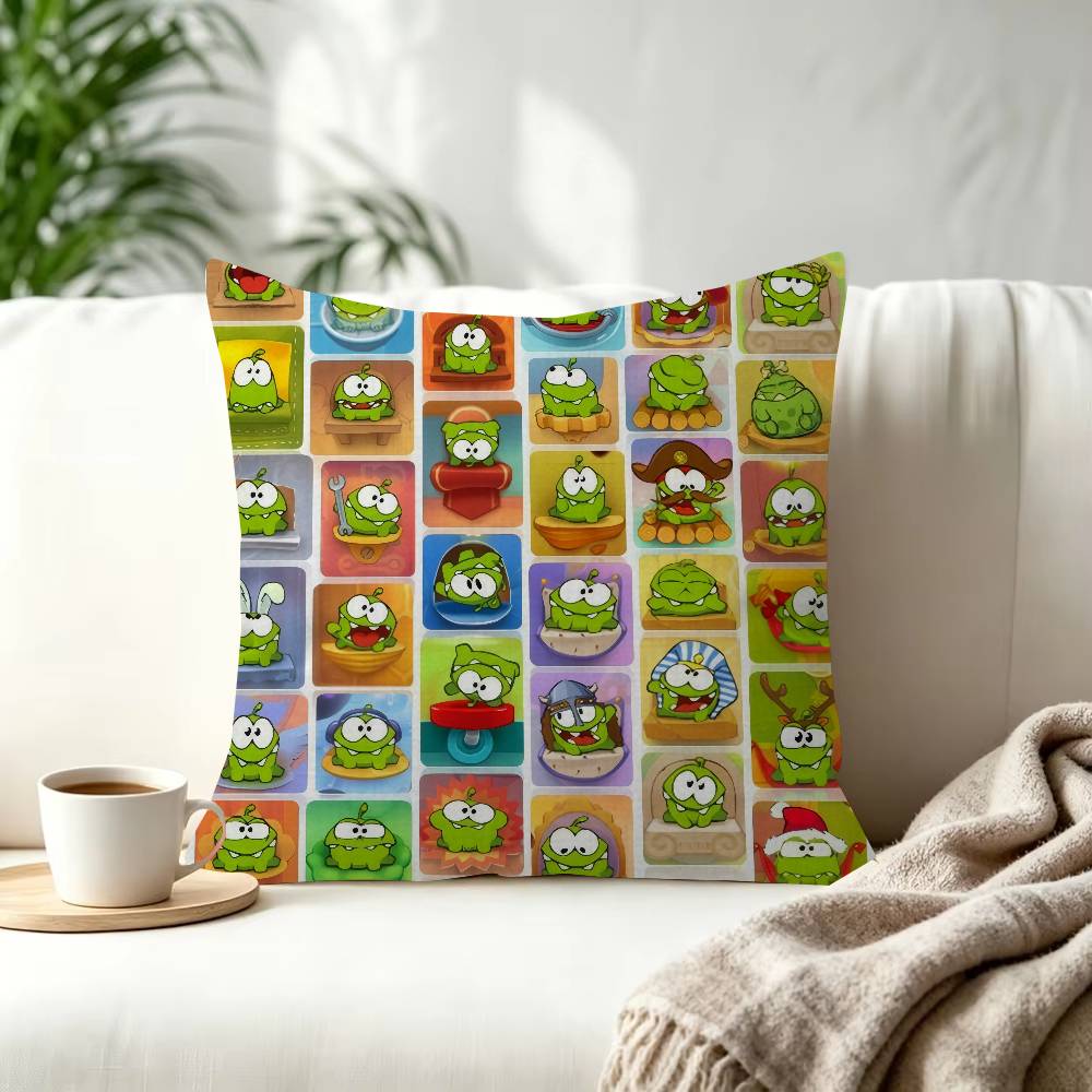 Anime ooOm fun Nom Stories  Trendystyle decorative throw pillow cover insert not included fauxembroidery design
