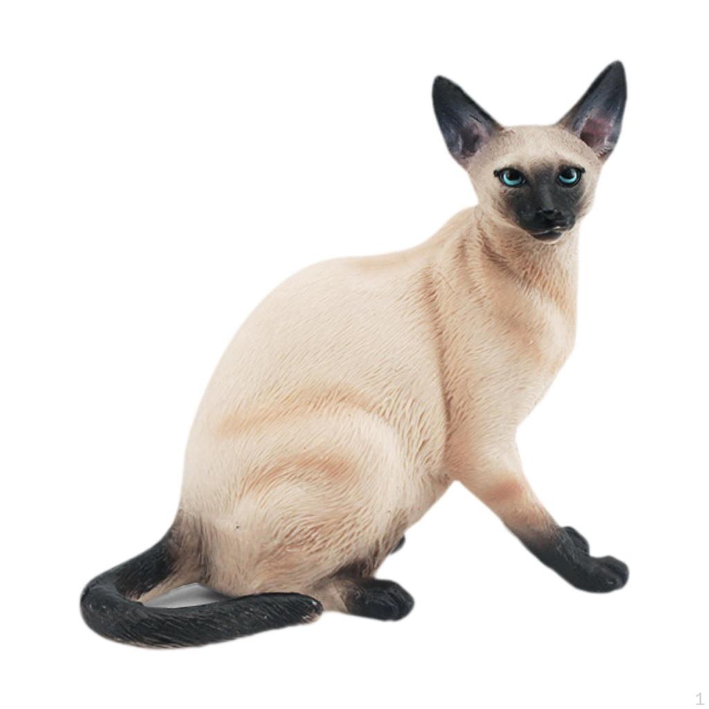 Cat Figurine Model for Home Display And Pet Collectors