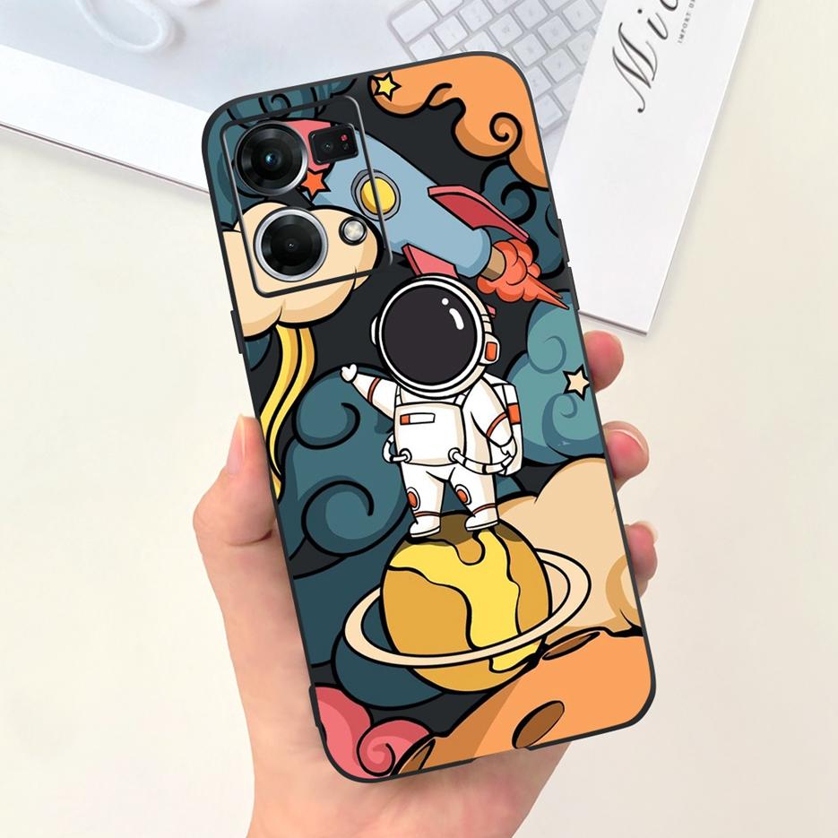 For Oppo F21 Pro 4G Case Oppo Reno7 CPH2363 Cute Fashion Cartoon Cover Soft Silicone Phone Case For Oppo Reno 7 F21Pro 4G Bumper